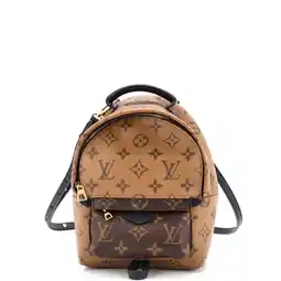 Walmart Pre-Owned Palm Springs Backpack Reverse Monogram Canvas Mini By Rebag offer