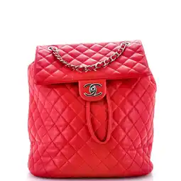 Walmart Pre-Owned Urban Spirit Backpack Quilted Lambskin Large By Rebag offer