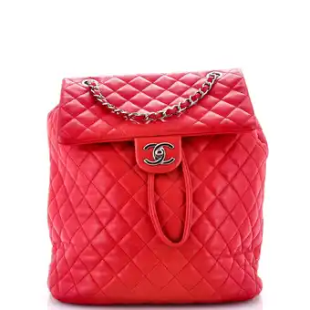 Walmart Pre-Owned Urban Spirit Backpack Quilted Lambskin Large By Rebag offer