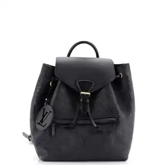 Walmart Pre-Owned Montsouris NM Backpack Monogram Empreinte Leather PM By Rebag offer