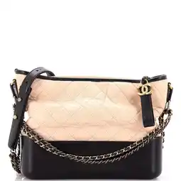 Walmart Pre-Owned Gabrielle Hobo Quilted Aged Calfskin Medium By Rebag offer