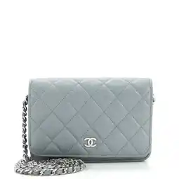 Walmart Pre-Owned Wallet on Chain Quilted Caviar Mini By Rebag offer