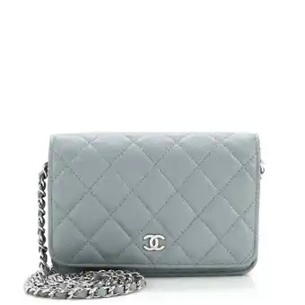 Walmart Pre-Owned Wallet on Chain Quilted Caviar Mini By Rebag offer