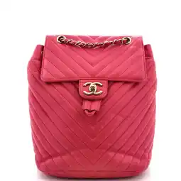 Walmart Pre-Owned Urban Spirit Backpack Chevron Leather Small By Rebag offer