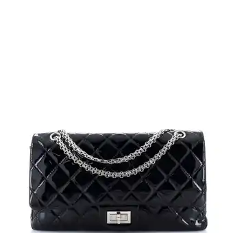 Walmart Pre-Owned Reissue 2.55 Flap Bag Quilted Patent 227 By Rebag offer