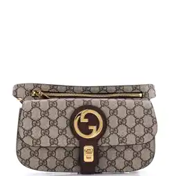 Walmart Pre-Owned Blondie Flap Pocket Belt bag GG Coated Canvas By Rebag offer