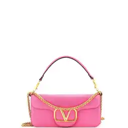 Walmart Pre-Owned VLogo Loco Flap Shoulder Bag Leather Medium By Rebag offer