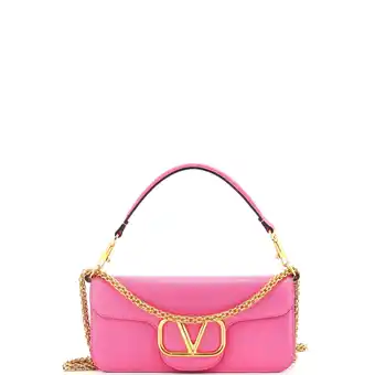 Walmart Pre-Owned VLogo Loco Flap Shoulder Bag Leather Medium By Rebag offer
