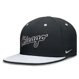 Walmart Men's Nike Black/White Chicago White Sox True Primetime Two-Tone Performance Fitted Hat offer