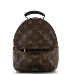 Walmart Pre-Owned Palm Springs Backpack Monogram Canvas Mini By Rebag offer