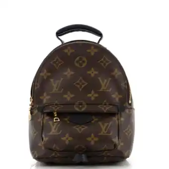 Walmart Pre-Owned Palm Springs Backpack Monogram Canvas Mini By Rebag offer