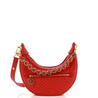 Walmart Pre-Owned Loop Handbag Nanogram Embossed Leather By Rebag offer