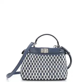 Walmart Pre-Owned Peekaboo Bag Braided Leather Mini By Rebag offer