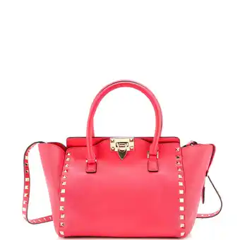 Walmart Pre-Owned Rockstud Tote Rigid Leather Small By Rebag offer