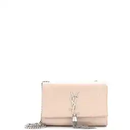 Walmart Pre-Owned Classic Monogram Tassel Crossbody Bag Crocodile Embossed Leather Small By Rebag offer