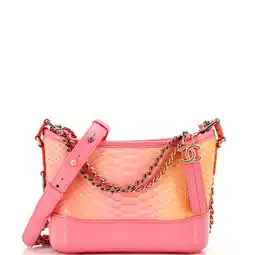 Walmart Pre-Owned Gabrielle Hobo Python Small By Rebag offer