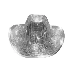Walmart Mirror Ball Cowboy Hat Fashion Disco Ball Hat for Girls Boys Adults Holidays offer