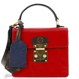Walmart Pre-Owned Spring Street NM Handbag Monogram Vernis with Monogram Canvas and Epi Leather By Rebag offer