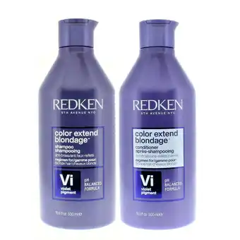Walmart Redken Color Extend Blondage Shampoo and Conditioner Vi Violet Pigment 500ml/16.9oz Combo offer