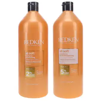 Walmart Redken All Soft Shampoo 33.8 oz & All Soft Conditioner 33.8 oz Combo Pack offer