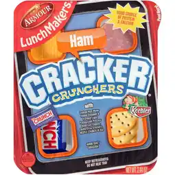 Walmart Armour LunchMakers Ham and Cheese Portable Meal Kit with Crunch Bar, 2.4 oz offer