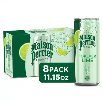 Walmart Maison Perrier Forever Lime Flavored Sparkling Water, 11.15 FL OZ Ca 11.15 fl oz offer