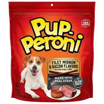 Walmart Pup Peroni Filet Mignon & Bacon Flavor Dog Treats, 22.5 oz Bag offer