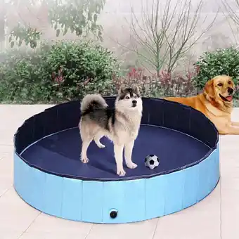 Walmart Fairnull Collapsible Pet Bath Swiming Pool Puppy Cats Dogs Bathing Tub Bathtub Washer offer