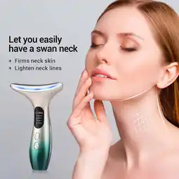 Walmart EARSTMAKEUP Clearance Neck To Neck Lines Beauty Instrument Microcurrent Home Neck Care Instrument offer