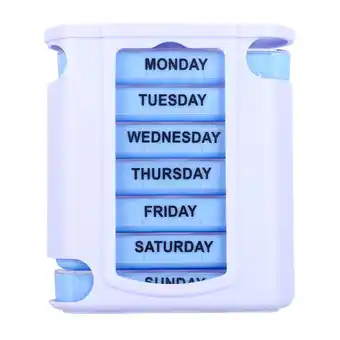 Walmart One Week Seven-layer Portable Pill Box Tablet Container Weekly Storage Organizer Box offer