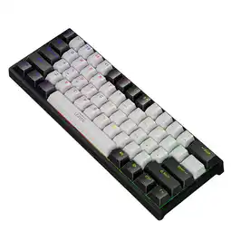 Walmart WQJNWEQ Wired 60% Mechanical Gaming Keyboard RGB Backlit Compact 61 Keys Blue Switches Desktop offer
