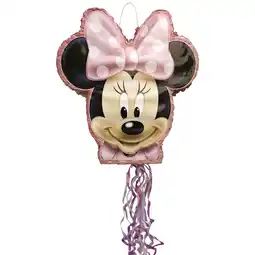 Walmart Minnie Mouse Pinata, Pull String, 19.5in x 18.25in offer