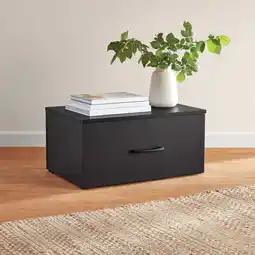 Walmart Mainstays Ardent One Drawer Modular Storage System, Black offer