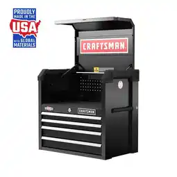 Walmart Craftsman S2000 26 in. 4 drawer Steel Tool Chest 24.7 in. H X 16 in. D offer