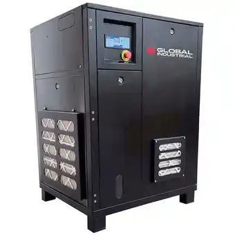 Walmart Global Industrial Tankless Rotary Screw Air Compressor, 5 HP, 1 Phase, 230V offer