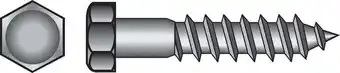 Walmart Hillman 5/16 Zinc-Plated Steel Hex Lag Screw offer