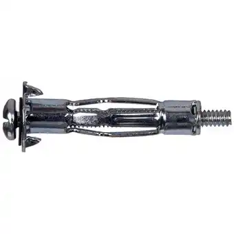 Walmart Hillman 1/8 in. D X 1 1/2 in. L Metal Round Head Hollow Wall Anchors 2 pk offer