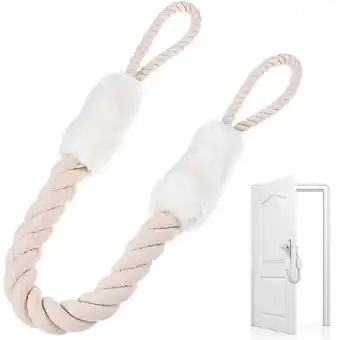 Walmart Door Latch Door Pull Handle Rope Door Strap Door Stop Cotton Rope Door Pinch Guard Anti Slam Rope offer