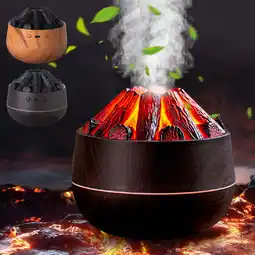 Walmart ViYW New Charcoal Humidifier Desktop Mini Silent Office Usb Flame Humidifier offer