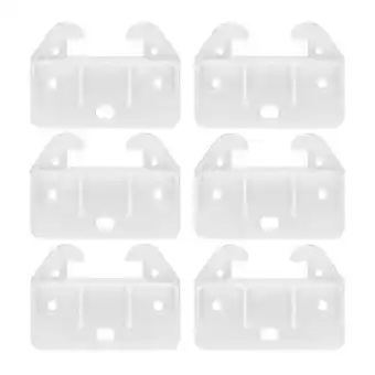 Walmart FENGGUIQU Cabinet Drawer Track Guide White 6Pcs 2.3In X 1.6In X 0.4In offer