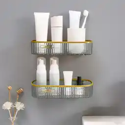 Walmart ViYW Light Bathroom Bathroom Shelf Wall Mounted Toilet Bathroom Vanity Shelf offer
