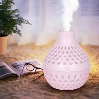 Walmart 200ML Mini New Wood Grain Aroma Diffuser Humidifier Office and Home Desktop Product offer