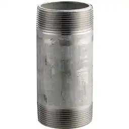 Walmart 1/2 x 4-1/2 304 Pipe Nipple, 16168 PSI, Sch. 40, Domestic, Stainless Steel offer
