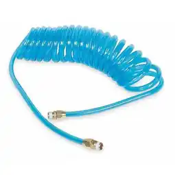 Walmart Speedaire Coiled Air Hose,3/8 ID x 10 ft.,125 psi 1VEK6 offer