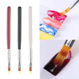 Walmart Fairnull UV Gel Gradient Painting Pen Drawing Brush Plastic Handle Manicure Nail Art Tool offer