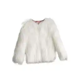 Walmart ZyeKqe Girls Fuzzy Fleece Coat Long Sleeve Cute Jackets Toddler Baby Winter Thicken Warm Outwear offer