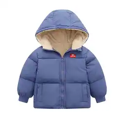 Walmart ANINEO Baby Girl Boy Winter Warm Thick Hooded Coats Toddler Warm Padded Jackets Kids Outerwear offer
