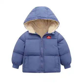 Walmart ANINEO Baby Girl Boy Winter Warm Thick Hooded Coats Toddler Warm Padded Jackets Kids Outerwear offer