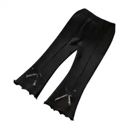 Walmart ZyeKqe Baby Clothes Toddler Girls Flare Pants High Waisted Leggings Bowknot Bell Bottom Trousers offer