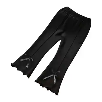 Walmart ZyeKqe Baby Clothes Toddler Girls Flare Pants High Waisted Leggings Bowknot Bell Bottom Trousers offer